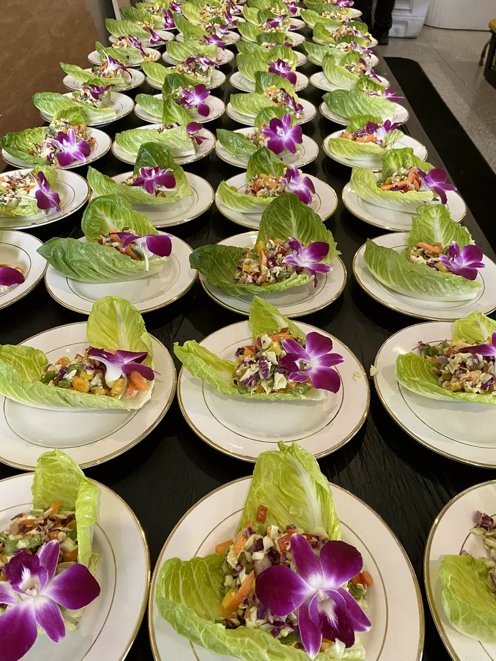Plated first course