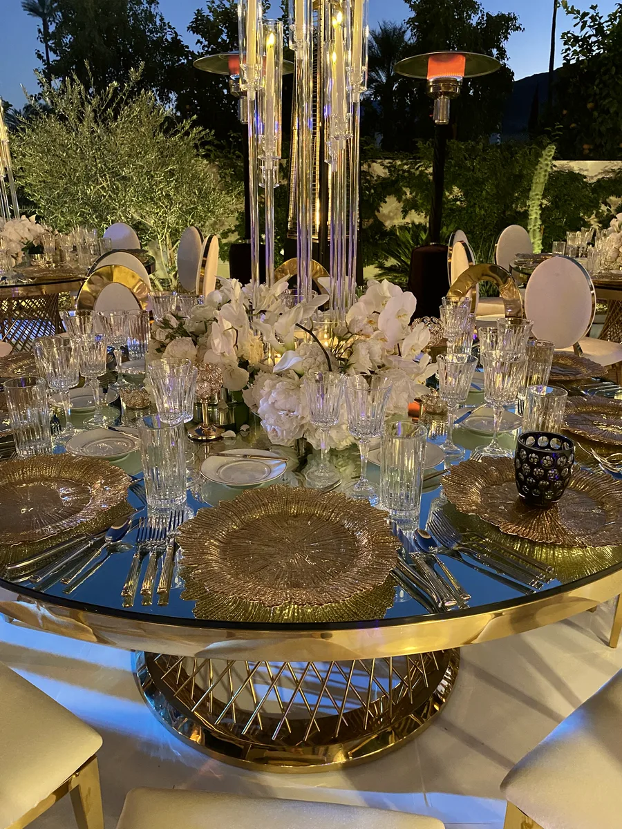 Candlelit dinner