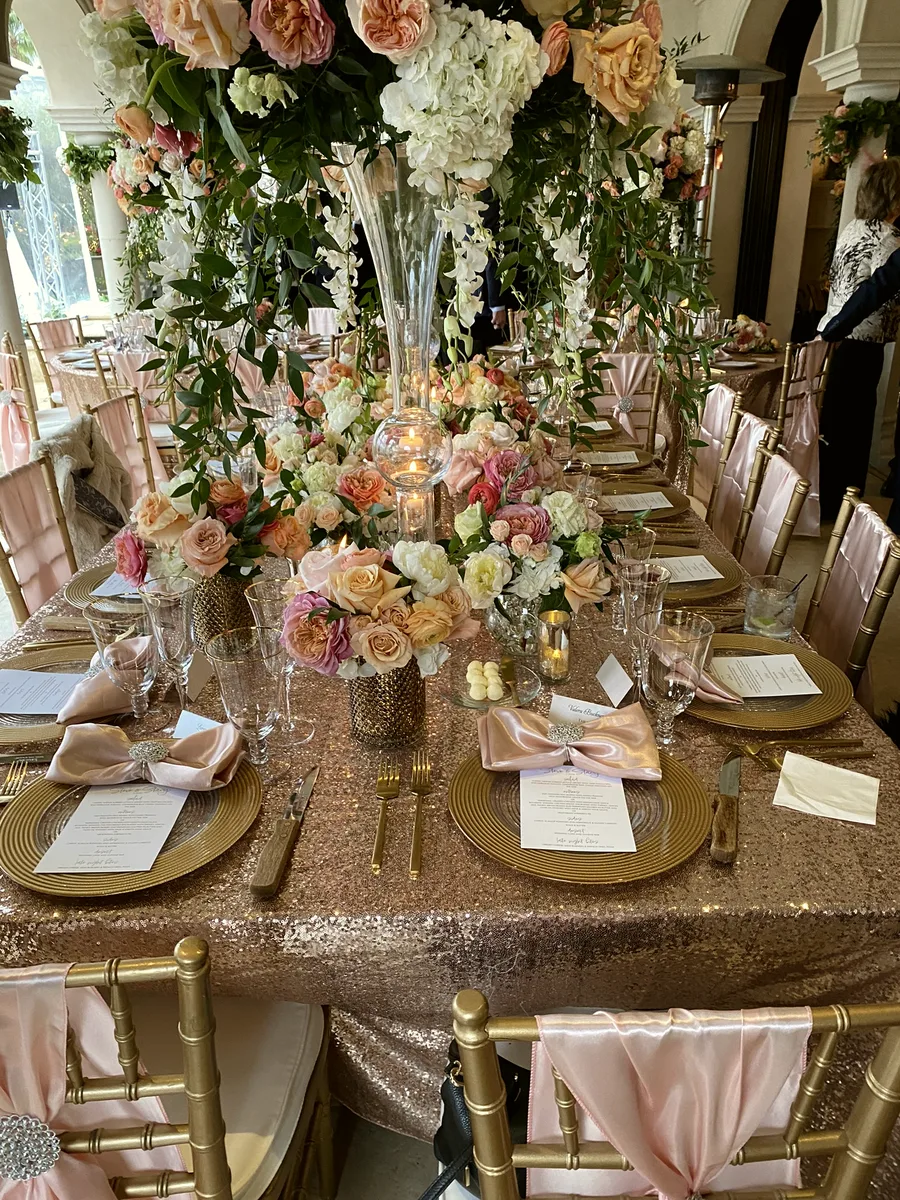 Wedding tablescape